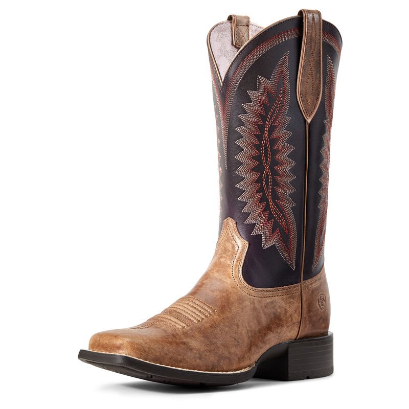 Ariat Quickdraw Legacy - Western Laarzen Bruin / Grijs Paars Dames - 32025-342